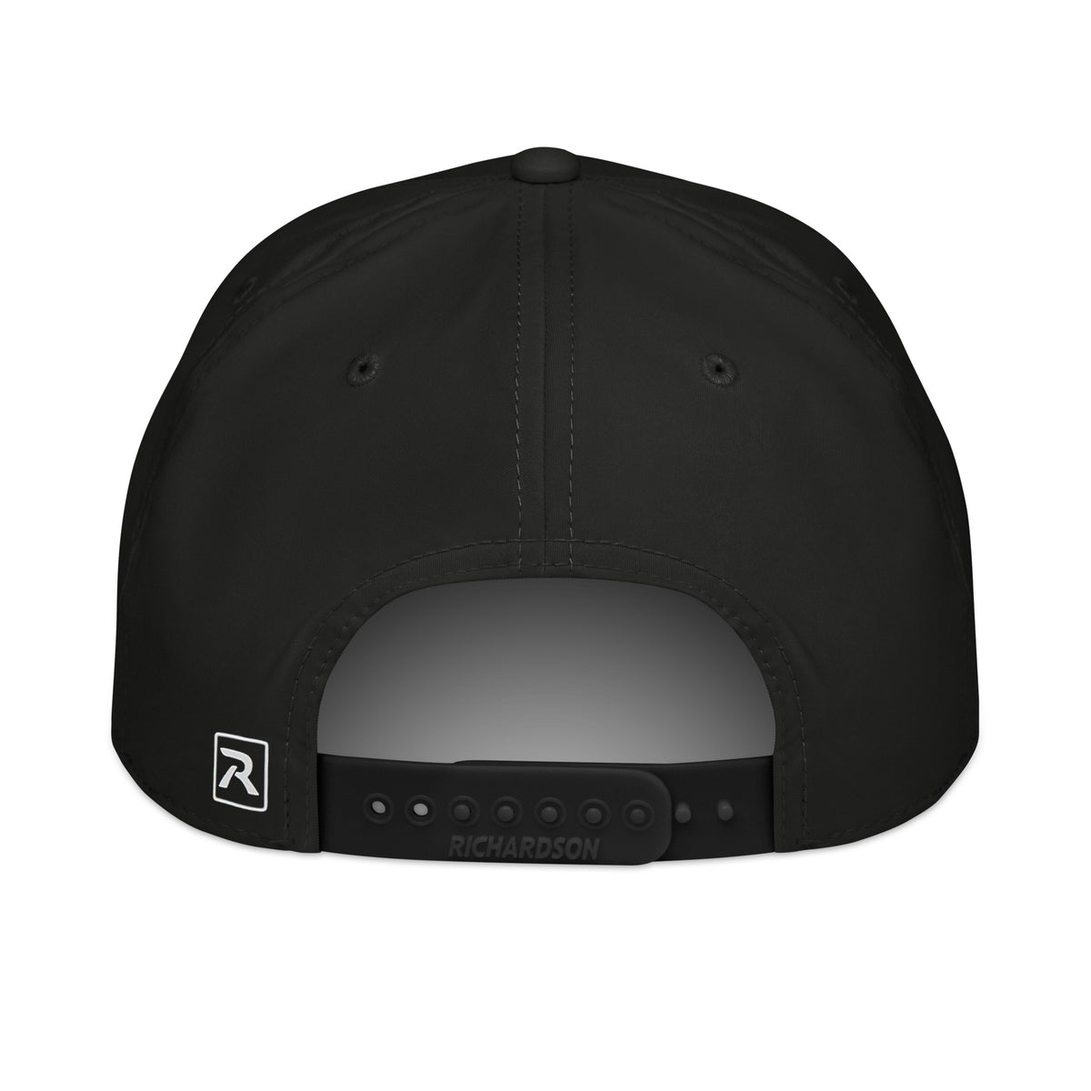 idgaf. Proof I Rope Cap in Black and White, back view