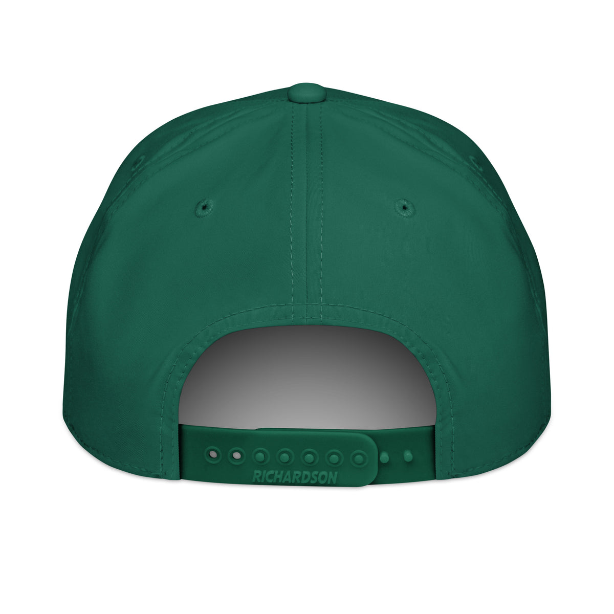 idgaf. Proof I Rope Cap in Kelly and White, back view